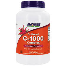 شراء الآن أطعمة فيتامين C 1000 مخزنة المعقدة 180 اللوحية في Luckyvitamin Com