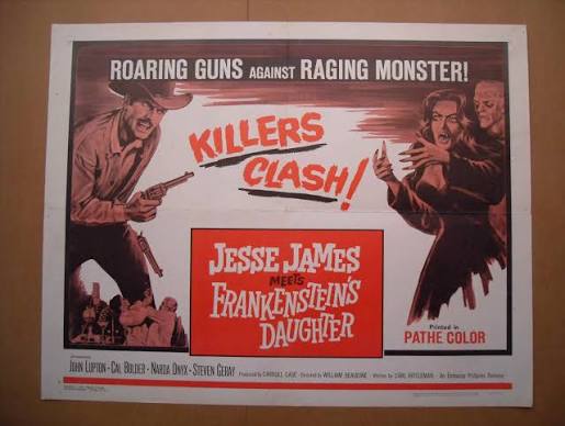 Jesse James meets Frankenstein's daughter | Original Movie Poster