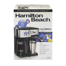 Best hamilton beach coffee maker reviews of 2020. Hamilton Beach Flex Brew 2 Way Coffee Maker 1 Ct Instacart
