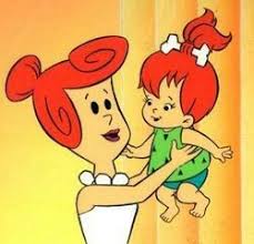 Mommy Wilma The Flintstones Hanna Barbera Aired Org Air Sept 1960 Thru April 1966 Momma Wilm Pebbles Flintstone Classic Cartoon Characters Flintstones