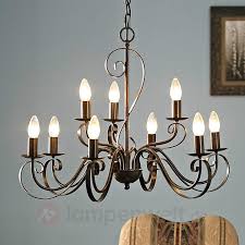 Landhaus Kronleuchter Caleb 9 Flammig 9620631 Kronleuchter Lampen Landhausstil Landhaus Lampen