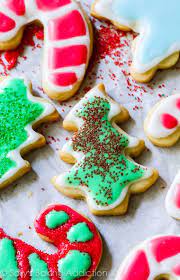 Make this best tasting recipe for decorating holiday cookies. Christmas Sugar Cookies With Easy Icing Sally S Baking Addiction