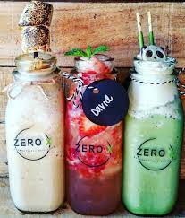 Repost Davidthefoodie S More Coffee Milkshake Pink Lychee And Freezy Matcha Zeroxzerox