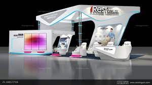 Rest艾嚛思特品牜展览展示展台模型 Exhibition Stand Design Exhibition Booth Design Booth Design