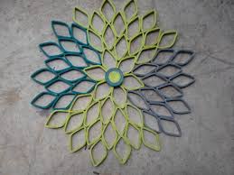 Browse 81 teal and lime on houzz. Teal Lime Green Home Decor Dahlia Wall Hanging Large Wall Art Etsy