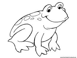 Here are fun free printable frog coloring pages for children. Frog Easy Coloring Pages