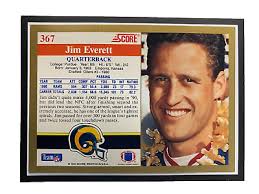 1991 Score Jim Everett #367