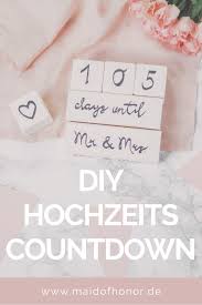 Hochzeitscountdown Aus Holz Ein Perfektes Verlobungsgeschenk Maid Of Honor Geschenke Zur Verlobung Hochzeitscountdown Verlobungsgeschenk