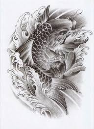 Black And White Koi Fish Tattoo Leg Pin On Koi Fish