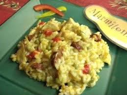 Risotto Au Poulet Et Chorizo Recette De Risotto Au Poulet Et Chorizo Marmiton Risotto Poulet Recettes De Cuisine Risotto