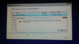 Now, many users want to use gpt because of its unique features. Fix Windows Cannot Be Installed To This Disk The Selected Disk Is Of The Gpt Partition Style Ngolongtech