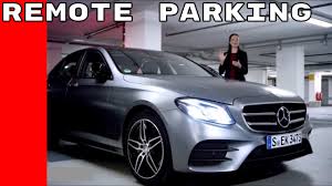 2017 Mercedes Benz E Class Parking Pilot And Remote Parking Youtube