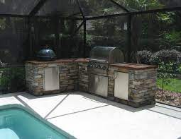 So, can a weber grill be built into a structure? Incomparable Outdoor Kitchen Concepts Grill With L Shaped Kitchen Outdoor Grill Station Outdoor Kitchen Design Outdoor Kitchen