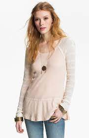 Free People Thermal Peplum Top Nordstrom Peplum Top Free People Thermal Top Nordstrom