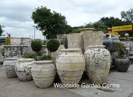 A large outdoor or indoor glazed ceramic plant pot in an eye catching color similar to the green blue pigment found in weathered copper. Large Atlantis Alibaba Jar Garden Decor Pot Woodside Garden Centre Pots To Inspire