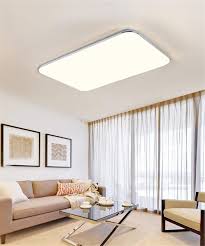 Flush mount lighting is a common ceiling light that can be used anywhere in the home, even in small spaces with low ceilings. Led Ceiling Light Flush Mount Ceiling Lamp 72w 450w Equivalent 36 26 In 5760lm 3000k Warm White Square Ceiling Lamp Ceiling Fitting Light Fixtures For Hall Living Room Bedroom Kitchen Office Mall Buy Online