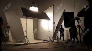 Silhoutte Images Of Video Production And Lighting Set For Filming Stock Photo Picture And Royalty Free Image Image 133271935