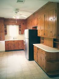 a knotty pine kitchen goes classic