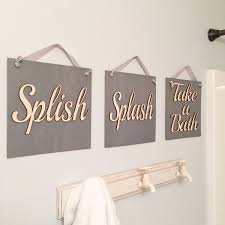 Bathroom Wood Cutout Signs Splish Splash Take A Bath Laser Etsy Bathroom Signs Simple Bathroom Decor Wood Bathroom