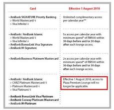The plaza premium first lounge in hong kong is the best contract airport lounge we've vistied. Ambank Credit Card V3