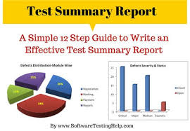 How To Write An Effective Test Summary Report Download
