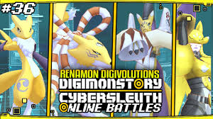 digimon story cyber sleuth online battles 36 renamon