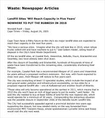 Example of an article critical analysis; Free 7 Newspaper Article Samples In Pdf Ms Word Psd