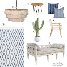 Transform stark, sterile spaces by adding warm, welcoming accents that will make the living room the most inviting space in the house. A Southwestern Living Room With Ivory Walls And Cactus Plants Concepts And Colorways