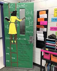 What Better Way To Welcome Your Students Than These Ideas For Bright Classroom Door History Classroom Decorations History Classroom Black History Month Display