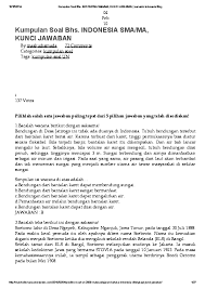 Soal hots unbk matematika kelas ix smp 2376 x. Soal Bahasa Indonesia Kelas 12 Dan Kunci Jawaban Pdf Kumpulan Contoh Surat Dan Soal Terlengkap