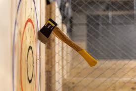 Ever wonder how axe throwing got its start? Yes Throwing Axes And Having A Beer Is Axtually The Concept Here The Artery