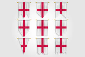 The following flags represent united kingdom (great britain) or one of its predecessors. England Flag In Different Shapes Grafik Von Medelwardi Creative Fabrica