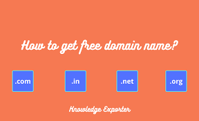 How To Get Domains Like Com Free For One Year Domain How To Get Names