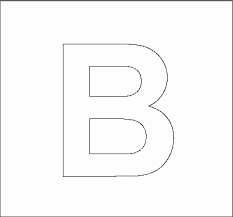 This alphabet is in uppercase and the bold letters are ideal for stamping and decorating. Alphabet Stencils All Kids Network