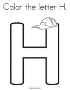 Kids who print and color sheets and pictures, generally acquire and use knowledge more. Letter H Coloring Pages Twisty Noodle
