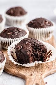 Healthy Double Chocolate Zucchini Muffins Ambitious Kitchen Recipe In 2020 Double Chocolate Zucchini Muffins Chocolate Zucchini Muffins Healthy Chocolate Muffins