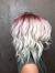 Red And Silver Ombre Hair