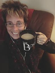 coffeetime The hat says it all… enjoying my coffee this morning alone. No  phones, no news! Just silence……. I heard from my son and he's safe and  doing well. I can breathe