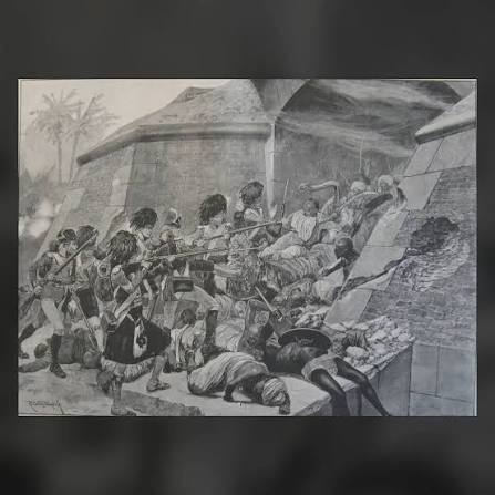 This heart-wrenching moment reflects a real and painful episode after the Third Anglo-Mysore War. Under the Treaty of Seringapatam, Tipu Sultan was forced to surrender two of his young sons as hostages