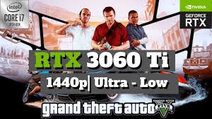 Performance of the geforce rtx 3060 ti puts it between the rtx 2080 super and geforce rtx 3070 making it a suitable graphics card for 4k gaming yet ideal for 1440p. Gta 5 Rtx 3060 Ti I7 10700k 1440p Ultra Low Benchmark Youtube