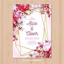 Wedding Invitation Template Free Vector Free Vector Freepik Freevector F Wedding Invitation Templates Wedding Invitations Wedding Invitation Card Template
