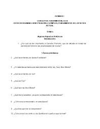 Le norme in commento, com'è noto, consentono (o per meglio dire impongono) all'organizzatore di un evento, spettacolo, o viaggio, successivamente annullato in ragione delle restrizioni dovute al contenimento. Doc Preguntas Derecho Romano I Lia Fonseca Academia Edu