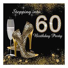 60th Birthday Decorations For Woman Stepping Into 60 Birthday Party Invitation Zazzle Com 60th Birthday Party Invitations 60th Birthday Invitations 60th Birthday