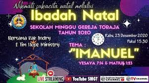 Andar ismail dalam bukunya selamat natal (hal. Gereja Toraja Watampone Nikmatilah Sukacita Natal Melalui Ibadah Natal Sekolah Minggu Gereja Toraja Tahun 2020 Tema Natal Sekolah Minggu Gereja Toraja Tahun 2020 Adalah Imanuel Yesaya 7 14 Matius 1 23 Pelayanan