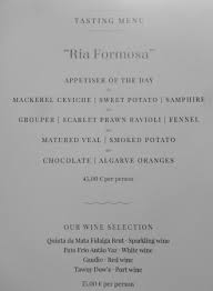 Search anything about best dining room ideas in this website. Degu Menu Picture Of Ria Formosa Restaurant Faro Tripadvisor