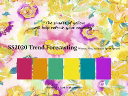 Spring Summer 2020 Trend Forecasting The Shades Of Yellowwill Help Refresh Your Memory Www Fashi Summer Color Trends Color Forecasting Fashion Trend Forecast