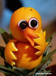 Amazing Fruit Animals On The Golden Princess Fruit Animals Fruit Art Creative Food Art