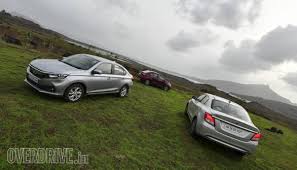 Comparison Test Honda Amaze Vs Maruti Suzuki Dzire Vs