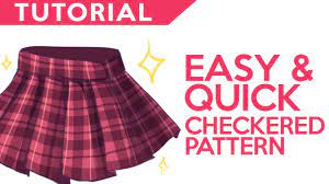 You can use alternate colors. Tutorial Quick Checkered Plaid Pattern Youtube