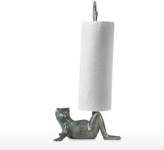Our toilet paper holders are available in a variety of shapes, styles, and finishes, with both vertical and horizontal orientations available as well. Tooarts Paper Towel Holder Metal Frog Animal Toilet Roll Holder Bath Kitchen Paper Tissue Toilet Organizer Free Standing Decorative Gifts Amazon Co Uk Kitchen Home